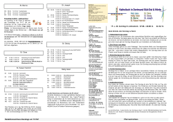 Aktuelle Ausgabe KW 32-33 - Pastoralverbund Dortmund Süd