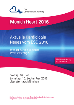 Munich Heart 2016 - osypka-herzzentrum