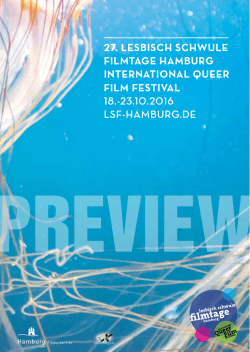 23.10.2016 lsf-hamburg.de - Lesbisch Schwule Filmtage Hamburg