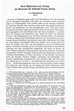Drei Malereien aus Turian im Museum f&uuml;r