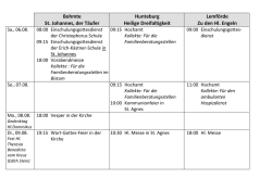 Gottesdienstzeiten im Gemeindeverbund im PDF