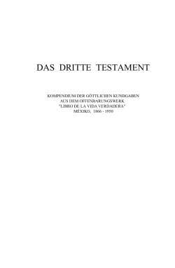 Drittes Testament