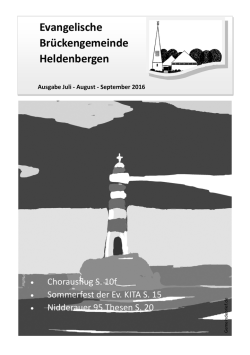 Juli-September - Kirchenkreis Hanau