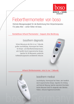Infoblatt Fieberthermometer