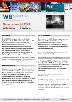 WB Werkstatt+Betrieb Themenvorschau 2016-9