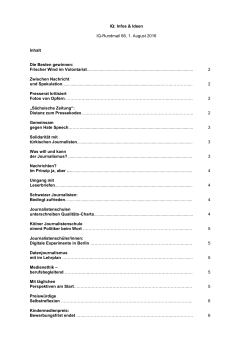 Rundmail (66) zum als PDF-Dokument