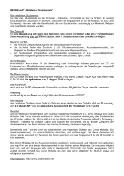 als PDF - Holsteiner Studienpreis