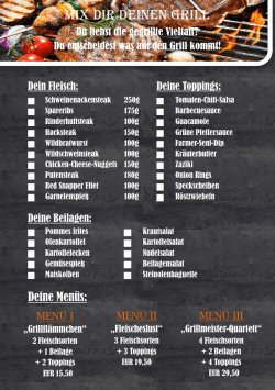 Mix DIR DEINEN Grill