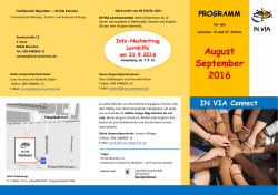 Programm - IN VIA München