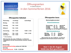 Infos - Stadtbad Kupferdreh