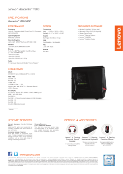 Lenovo™ ideacentre™ Y900