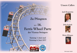 Flyer - Vienna Swingers