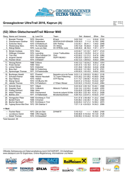 Grossglockner UltraTrail 2016, Kaprun (A) (52) 30km