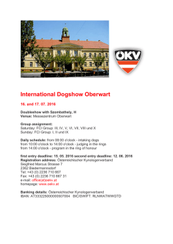 International Dogshow Oberwart