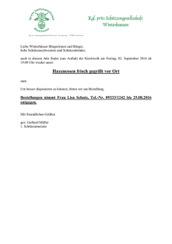 Haxenessen frisch gegrillt vor Ort