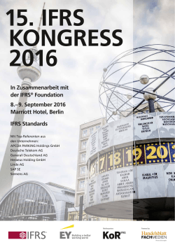 15. IFRS Kongress 2016