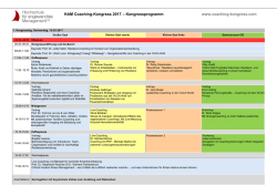 HAM Coaching-Kongress 2017 - Coaching Kongress 2017 in Erding