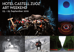 das Detailprogramm - Hotel Castell Zuoz