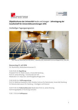 Tagungsprogramm