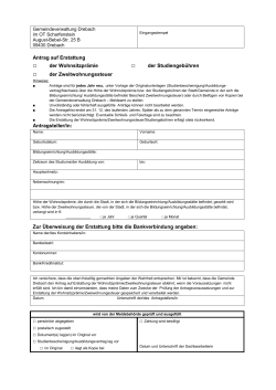 Page 1 Gemeindeverwaltung Drebach im OT Scharfenstein August