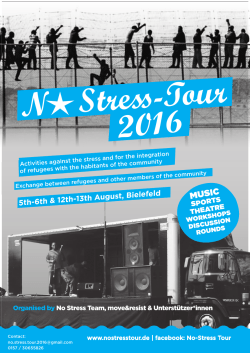 N Stress-Tour - AStA Universität Bielefeld