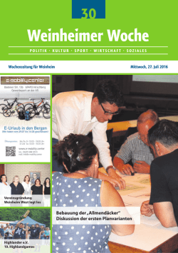 Weinheimer Woche - Lokalmatador.de