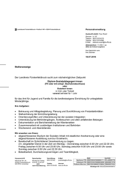 innen oder Erzieher - Landratsamt F&uuml;rstenfeldbruck