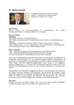 Dr. Markus Conrad
