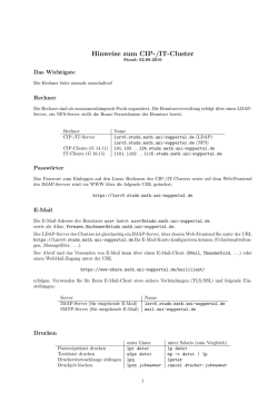 Hinweise zum CIP-/IT