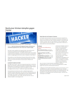 Kliniken kämpfen gegen Hacker