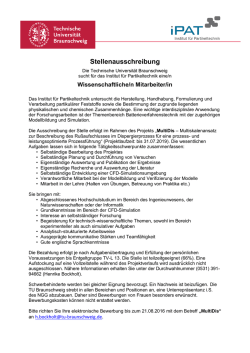 Institut f&uuml;r Partikeltechnik - Technische Universit&auml;t Braunschweig