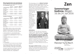 Sommerlager Godinne - Association Bouddhiste Zen D`Europe