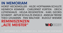 IN MEMORIAM REMINISZENZEN &bdquo;ALTE MEISTER&ldquo;