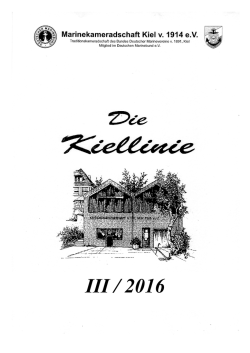 III / 2016 - Marinekameradschaft Kiel von 1914 eV
