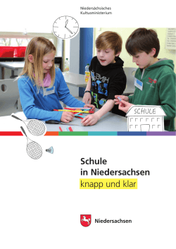 Schule in Niedersachsen knapp und klar - Service