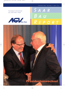 Saar Bau Report