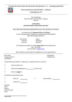 Sommerfest 2016 - RK 06 Berlin