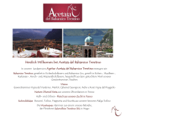 Laden Sie die pdf-Menü - Acetaia del Balsamico Trentino