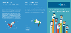 IHRE IDEEN UNSERE L&Ouml;SUNGEN WILLKOMMEN BEI DER TWI