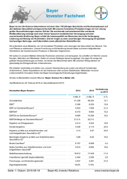 Investor Fact Sheet PDF Print Version