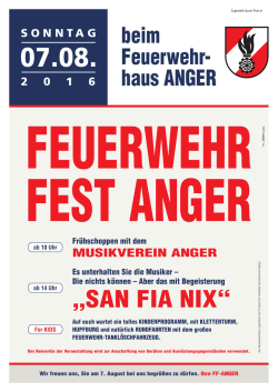 Feuerwehr Fest Anger