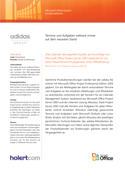 Allocatus Case Study: adidas (DE)