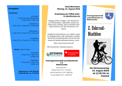 2. Fahrrad- Biathlon
