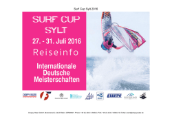 Surf Cup Sylt 2016 - Deutscher Windsurf Cup