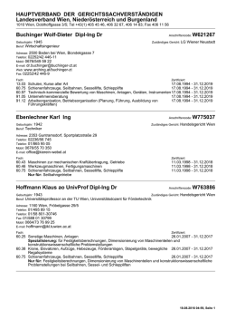 Druckansicht - Hauptverband