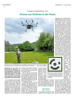 Teil 2: Einsatz von Drohnen in der Praxis