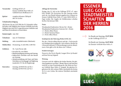 Info-Blatt - Essen - Essener Golfclub Haus Oefte