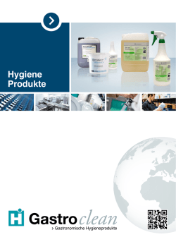 HINSCHE Hygiene Katalog 1 / 4
