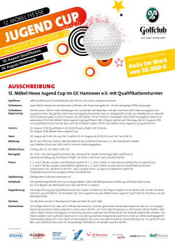 jugend cup - Golfclub Hannover eV