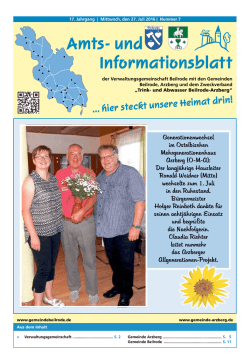 Juli - Gemeinde Beilrode